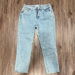 PacSun Blue Daisy Mom Jeans